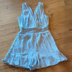 Rewind Blue Sleeveless Jumpsuit